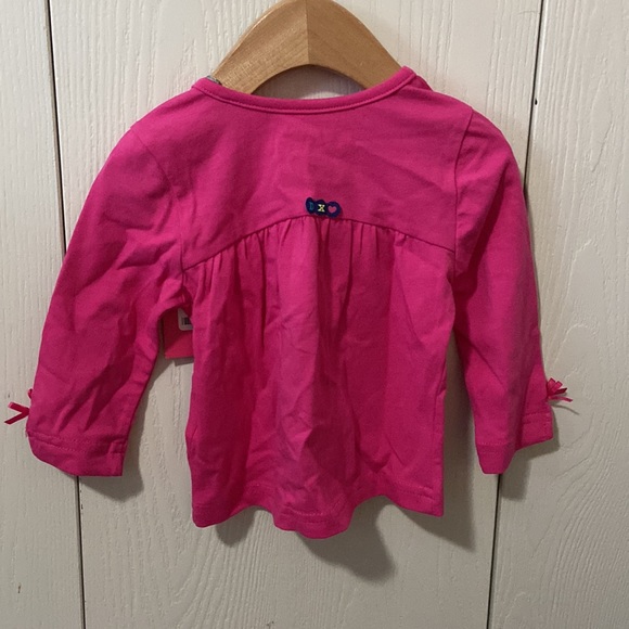 Deux par Deux Lightweight Hot Pink Cardigan - Picture 6 of 7